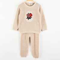 Melange Ivy Knit Vest Set