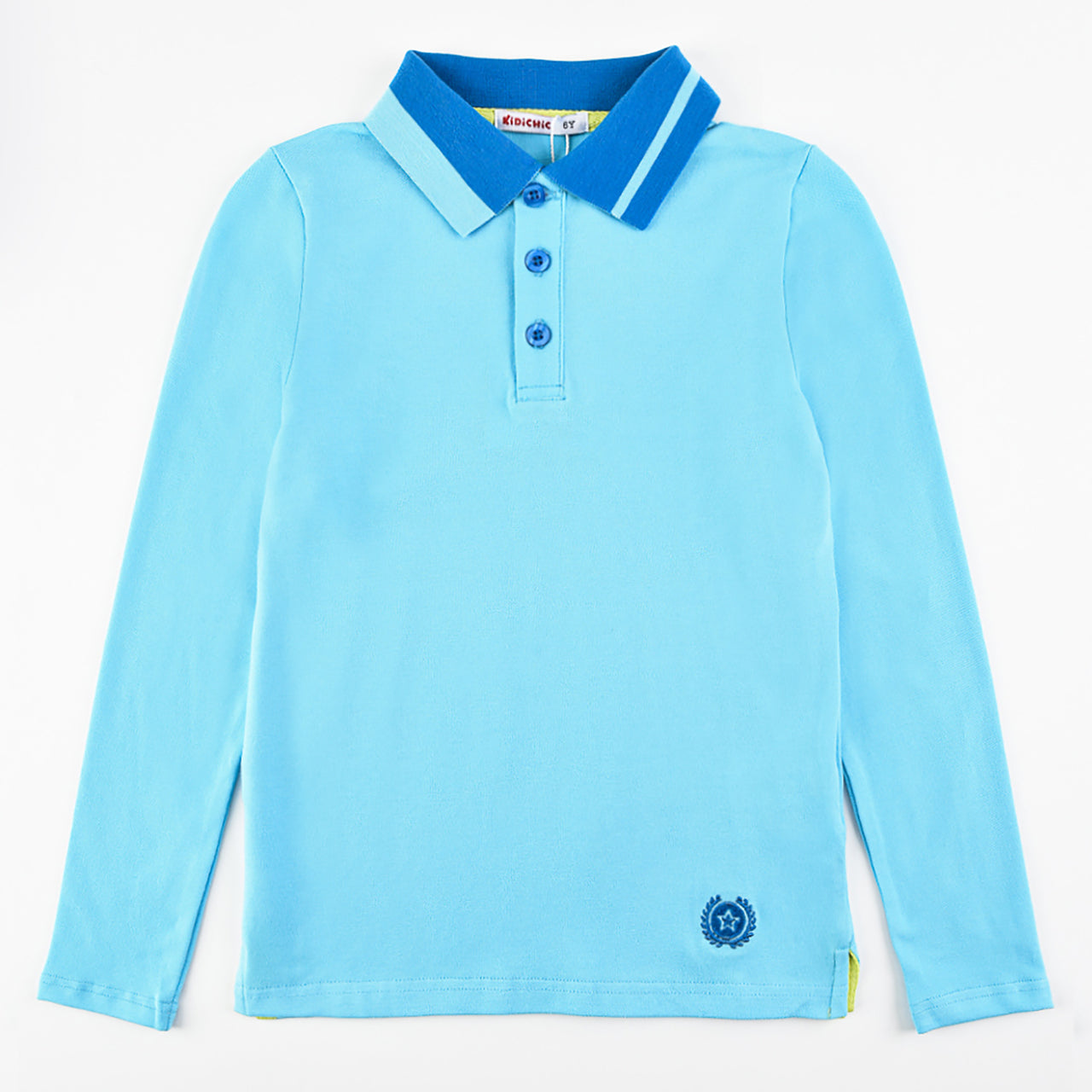 Boys Colorblock LS Polo- LK Approved