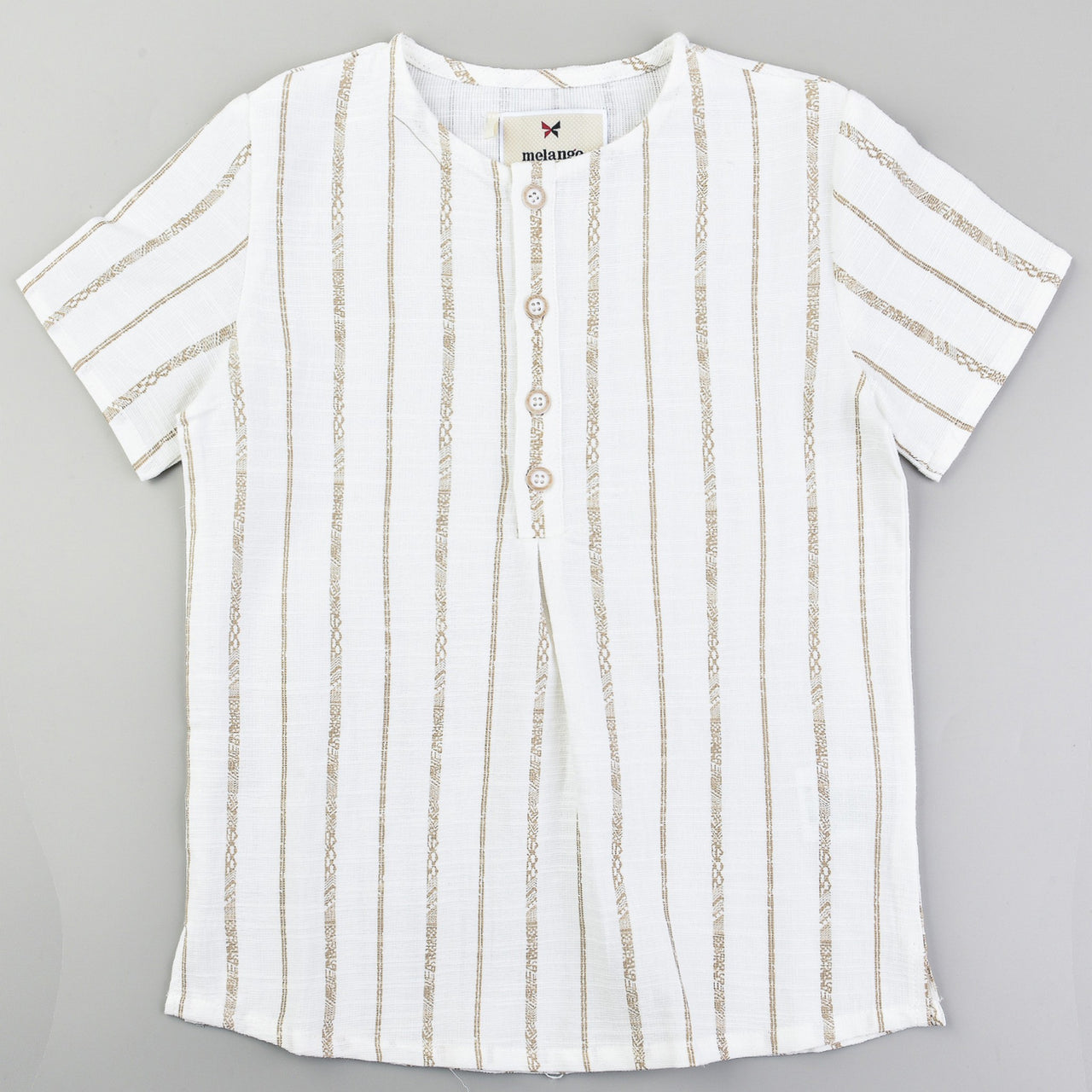 Melange Stripes Woven Shirt