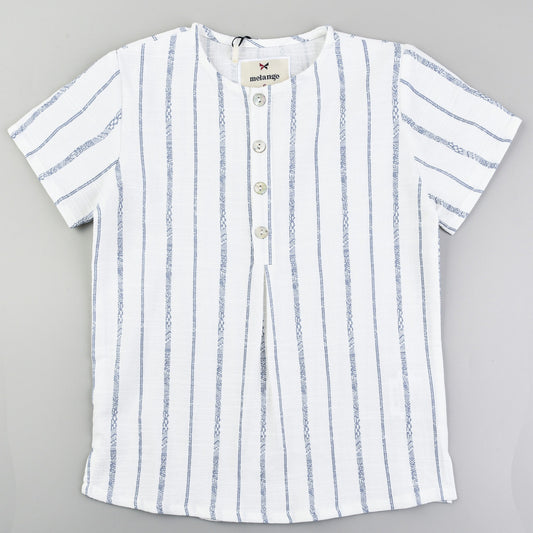 Melange Stripes Woven Shirt