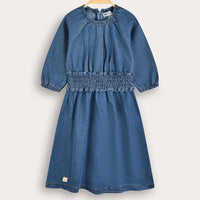 Denim Smocked Dress