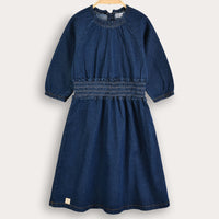 Denim Smocked Dress