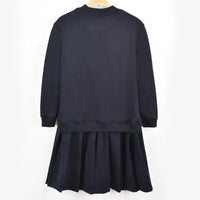 Melange Velour Logo Dress