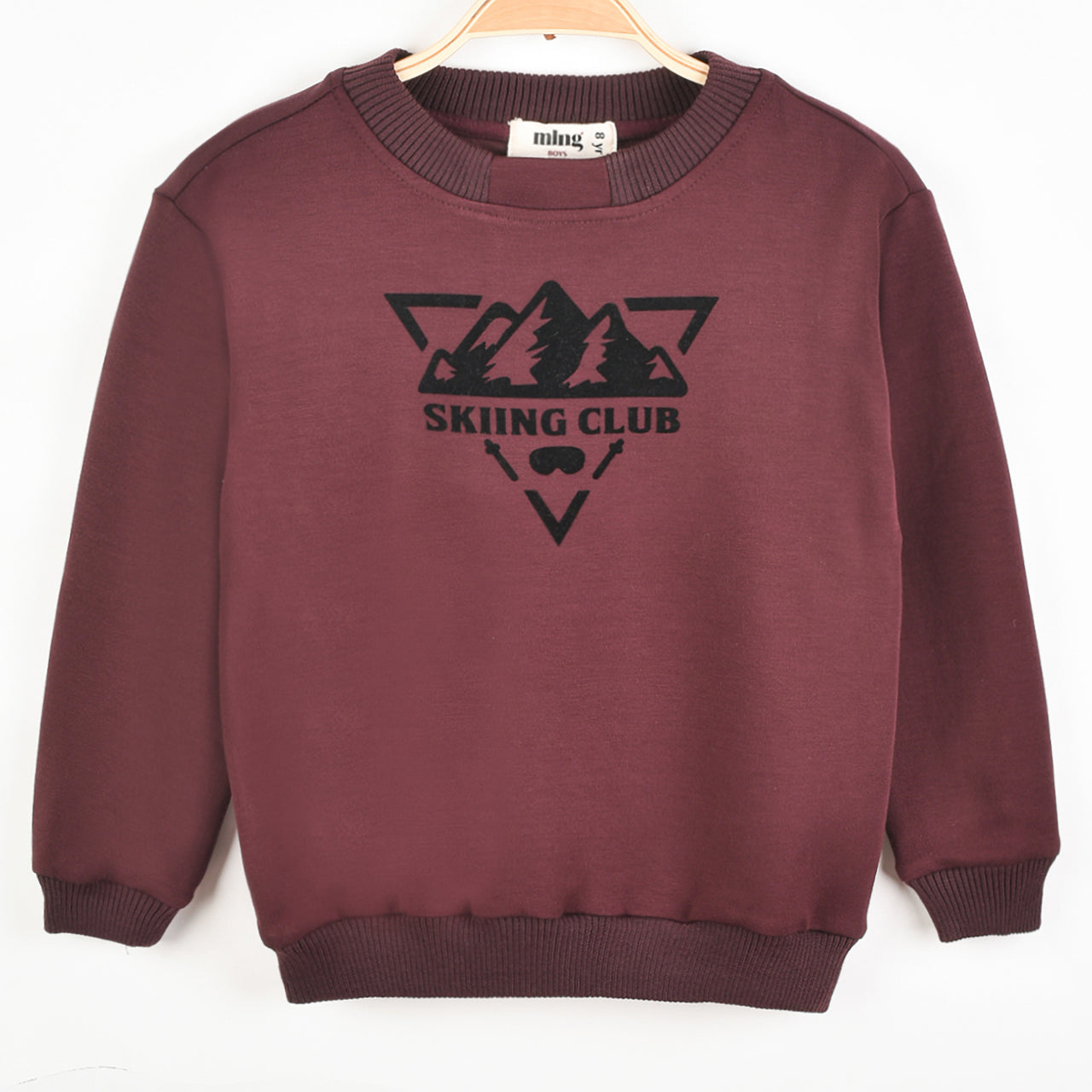 Melange Boys Velour Logo Shirt