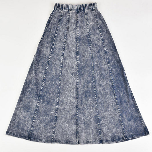 Jersey Panel Maxi Skirt