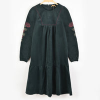 Velour Floral Dress