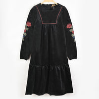 Velour Floral Dress