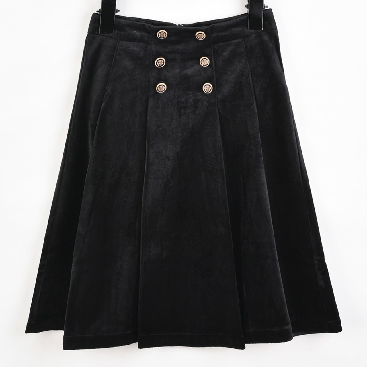 Miles Velvet Pleated Skirt