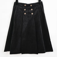 Miles Velvet Pleated Skirt