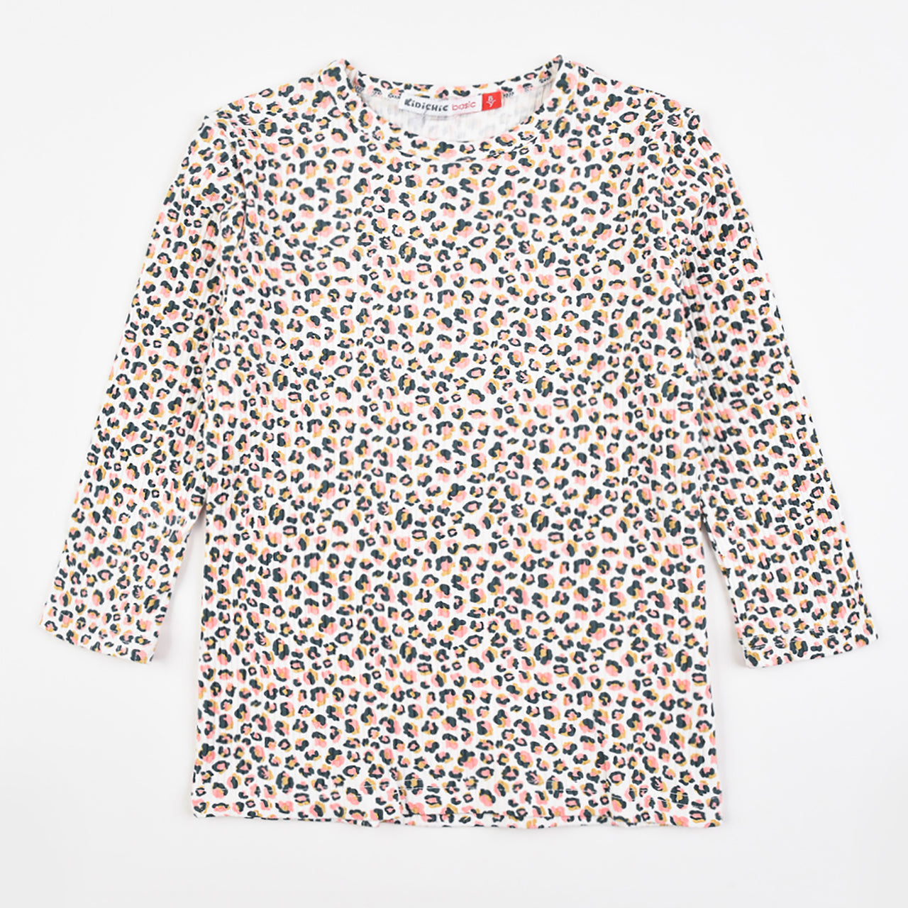 Girls Printed Rib Top