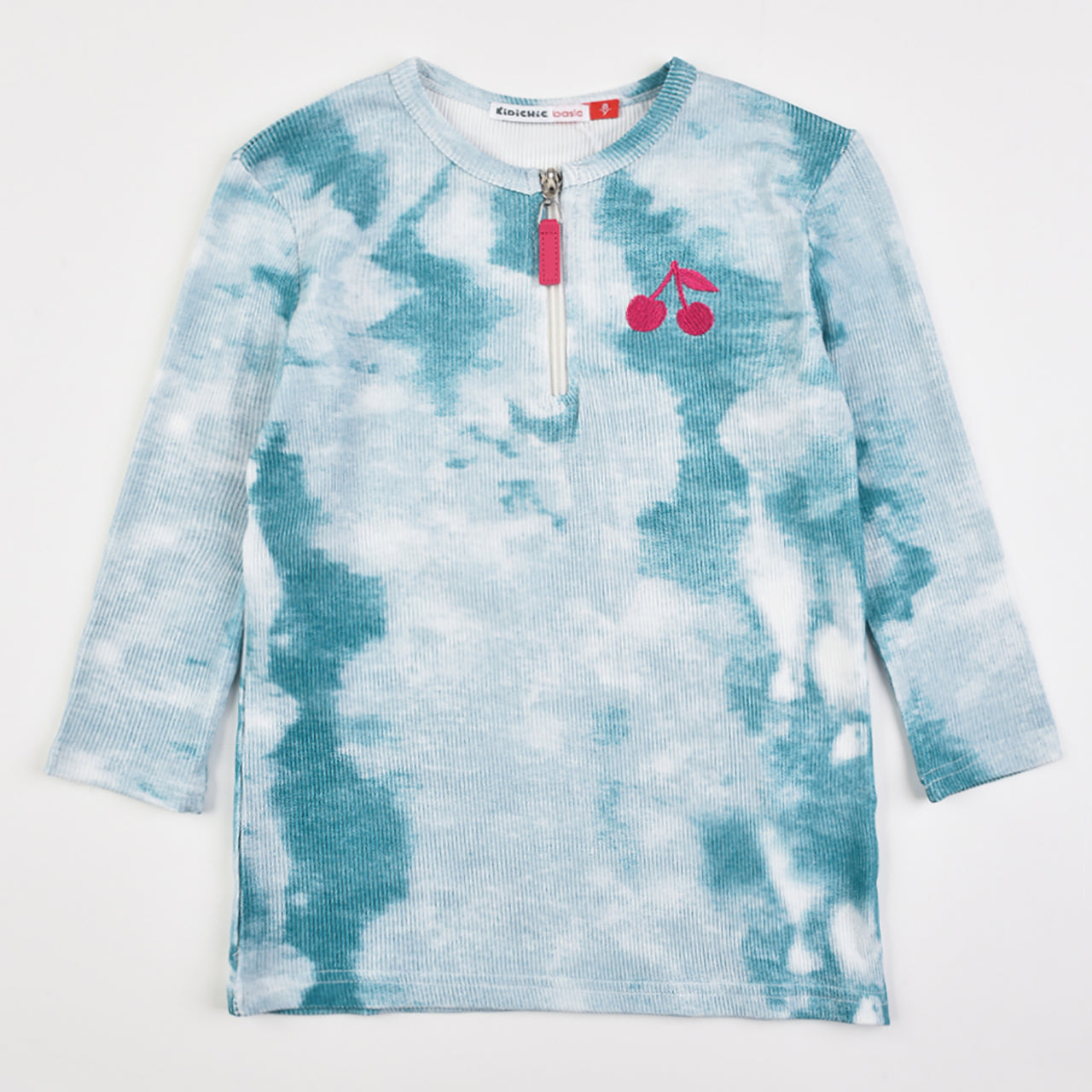 Girls Zipper Henley