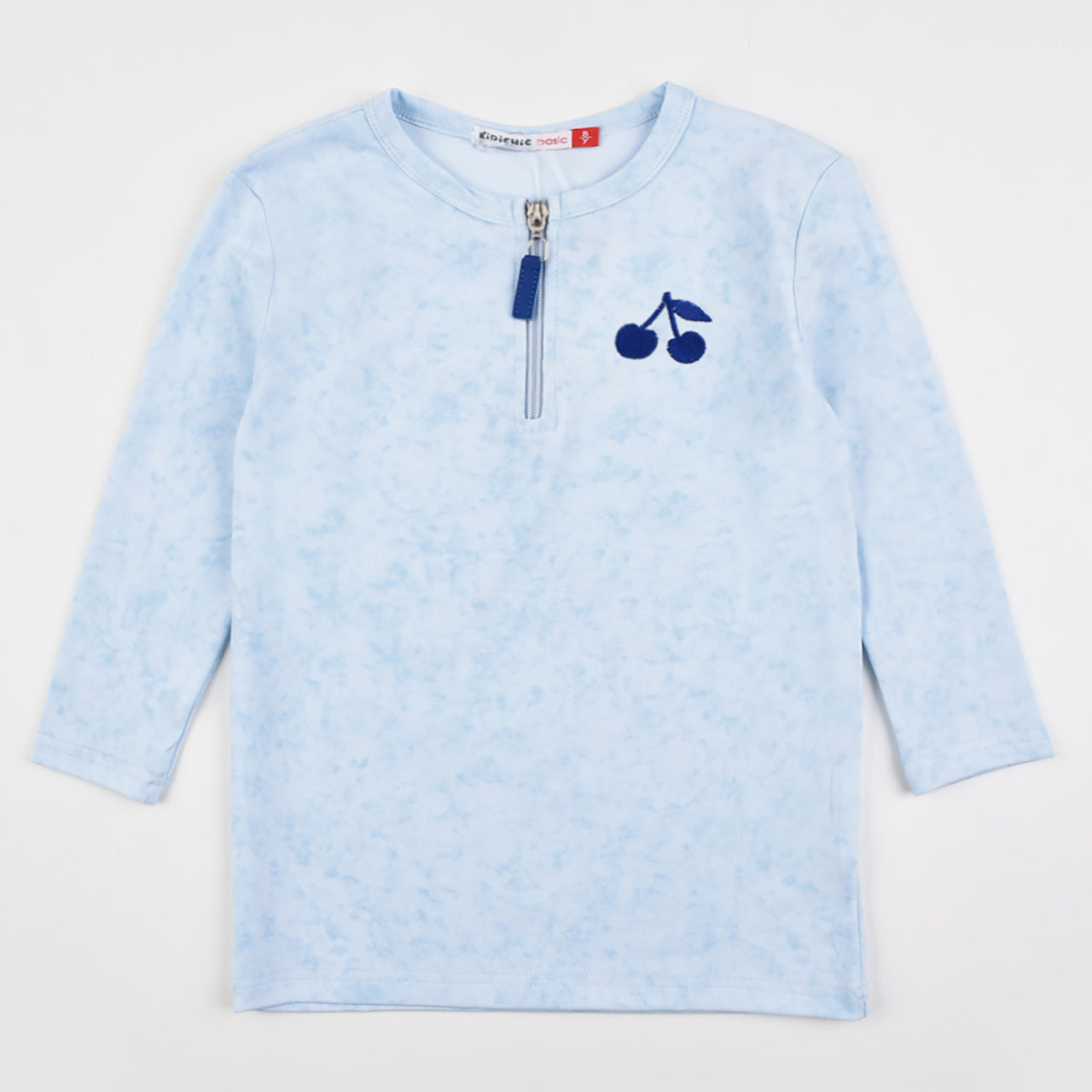 Girls Zipper Henley