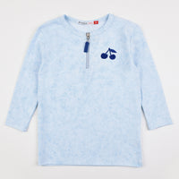 Girls Zipper Henley