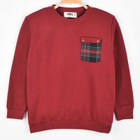 Melange Pocket Checks Shirt