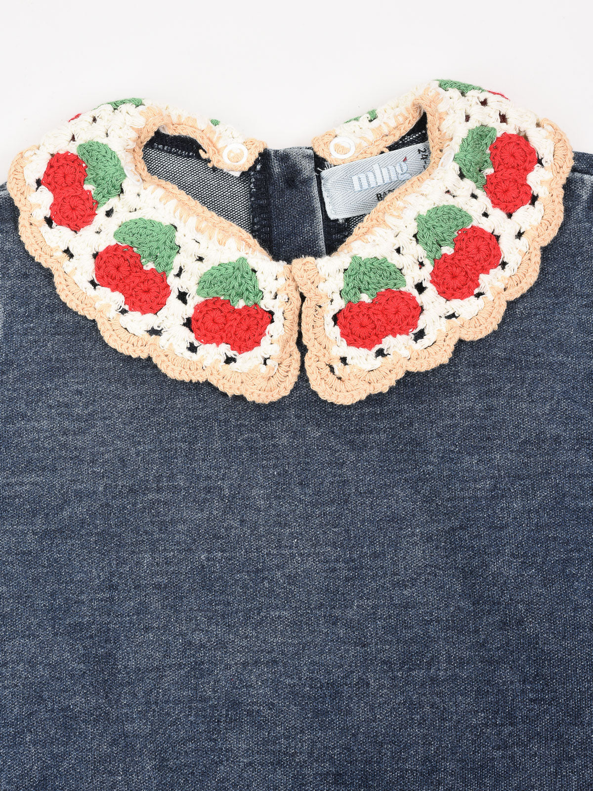 Melange Cherry Collar Baby Set