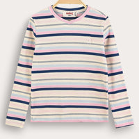 Melange Girls L.S Striped Shirt