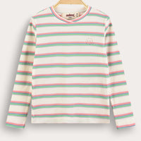 Melange Girls L.S Striped Shirt