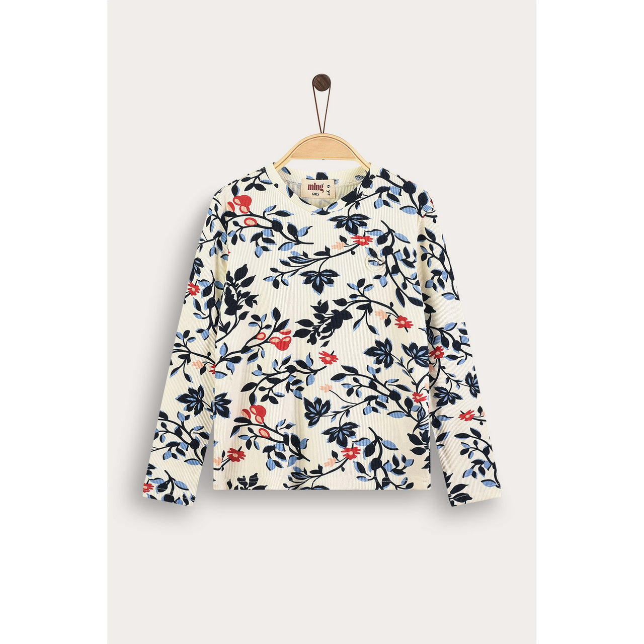 Melange Girls L.S Striped Shirt