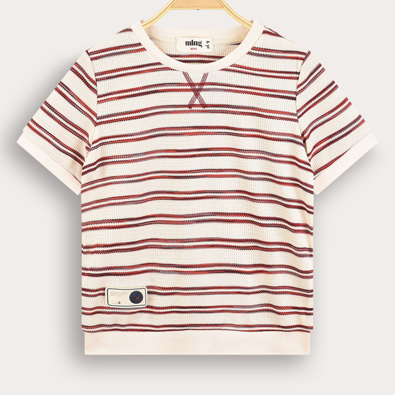 Melange S.S Striped Shirt