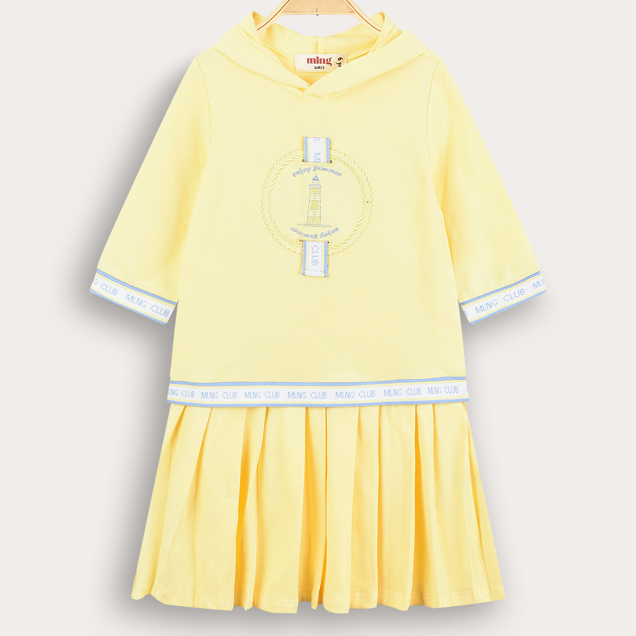 Melange Logo Polo Dress