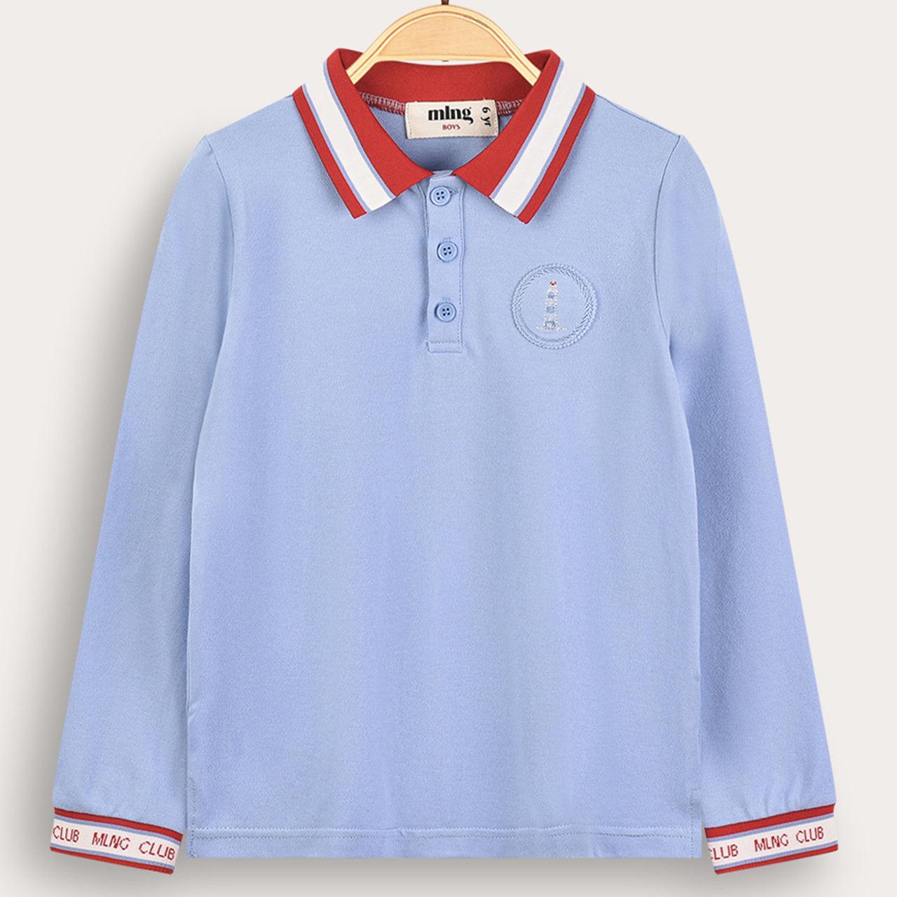 Melange L.S Polo Shirt