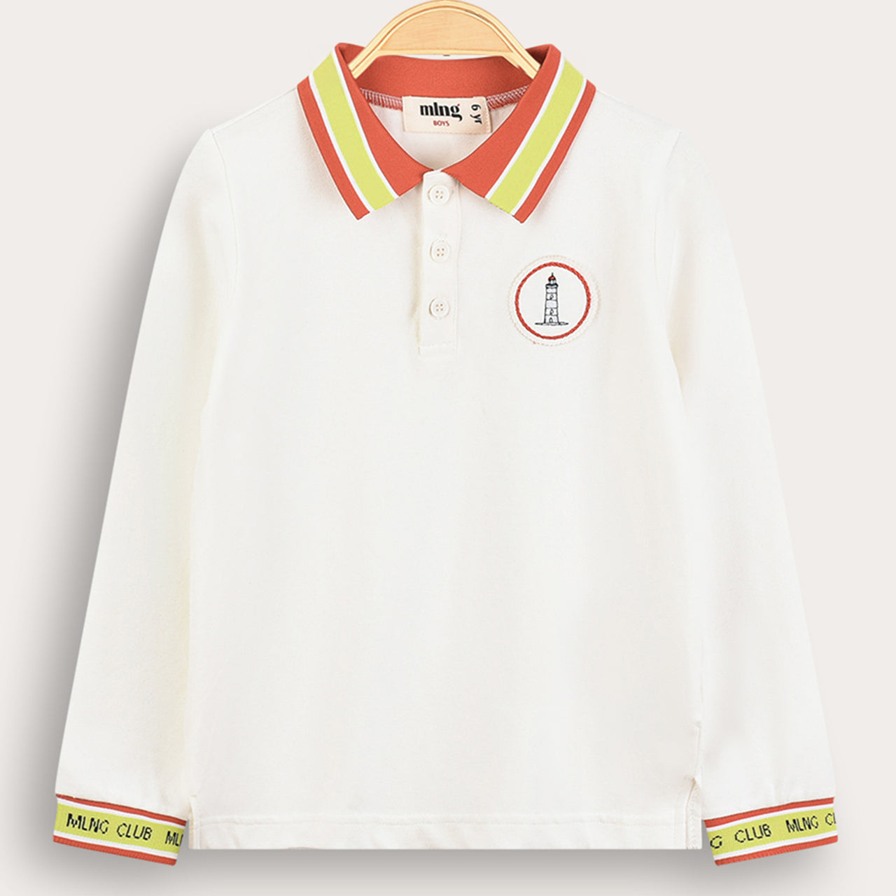Melange L.S Polo Shirt