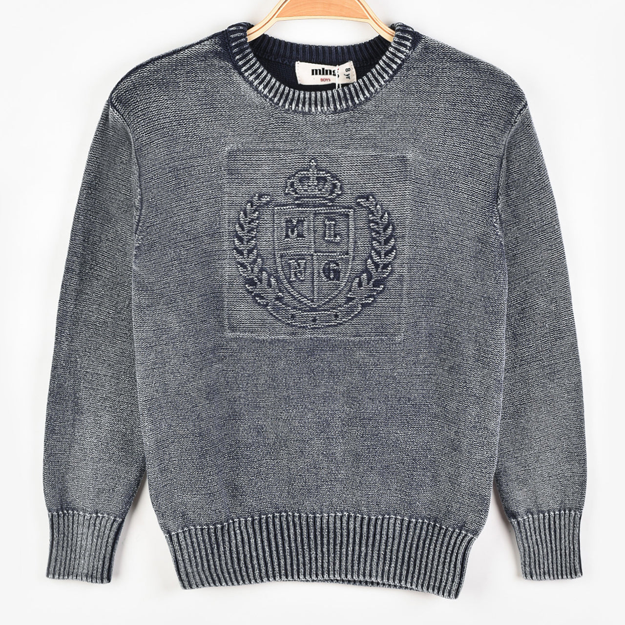 Melange Boys Stone Wash Shirt