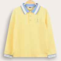 Melange L.S Polo Shirt