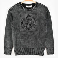 Melange Boys Stone Wash Shirt