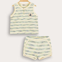 Melange Baby Striped Set
