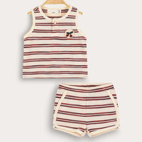 Melange Baby Striped Set