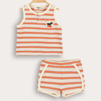 Melange Baby Striped Set