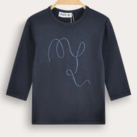 Rib EMB 3/4 Shirt