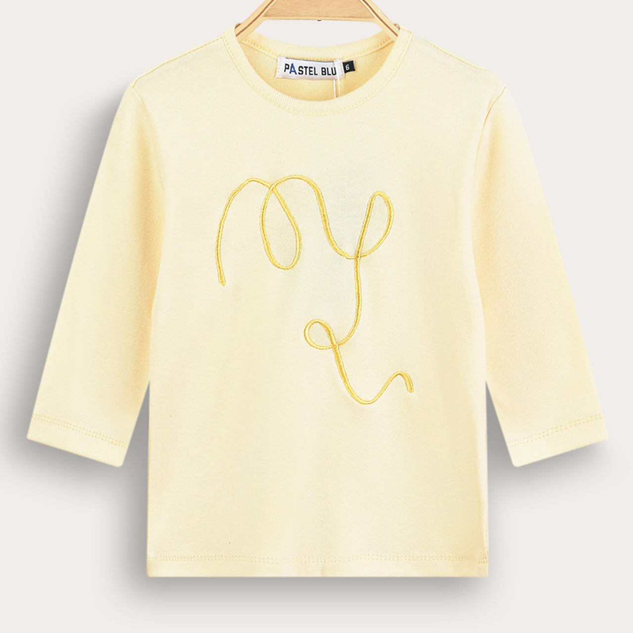 Rib EMB 3/4 Shirt