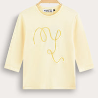 Rib EMB 3/4 Shirt