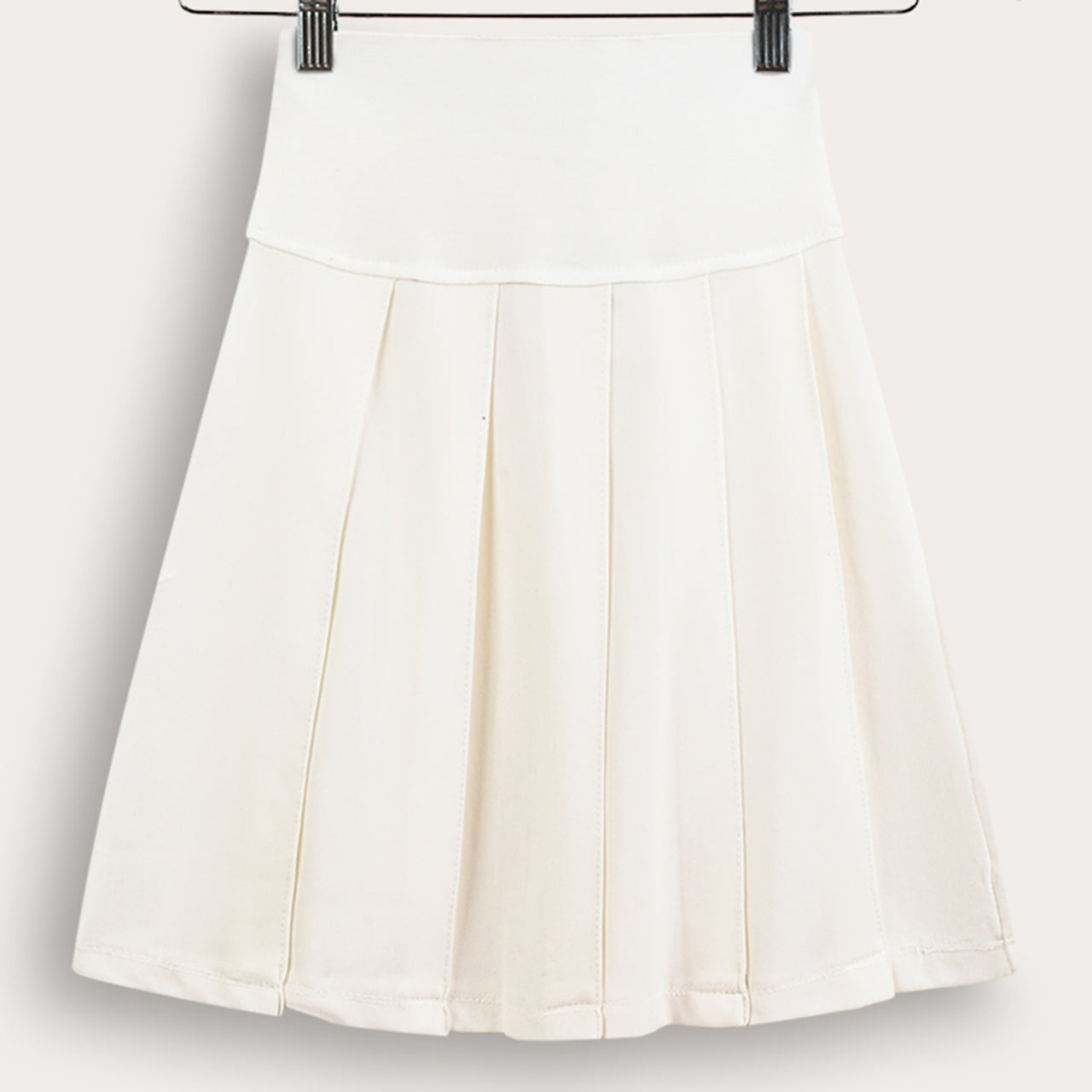 Panel Pleated Skirt