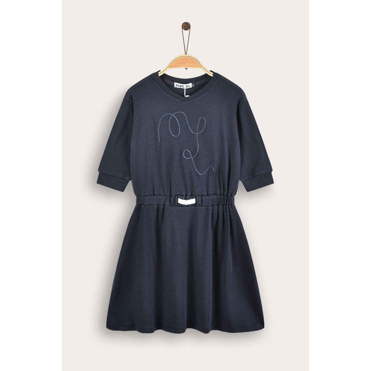 Rib Emb Dress