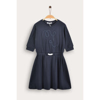 Rib Emb Dress