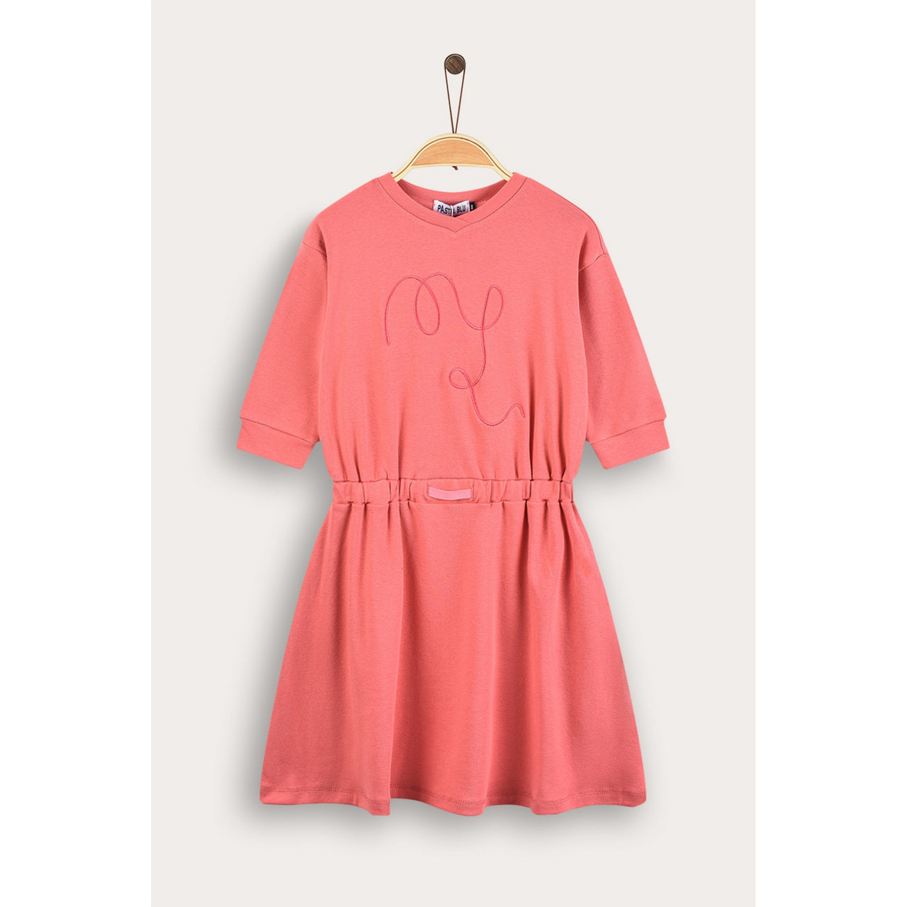 Rib Emb Dress