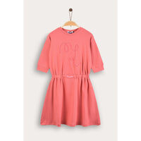 Rib Emb Dress