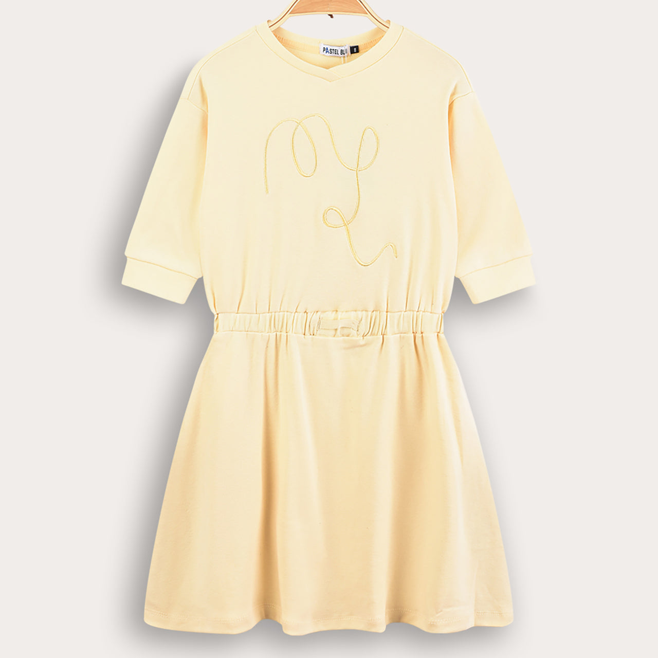 Rib Emb Dress