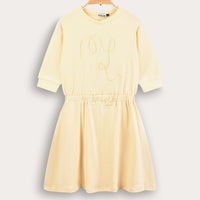 Rib Emb Dress