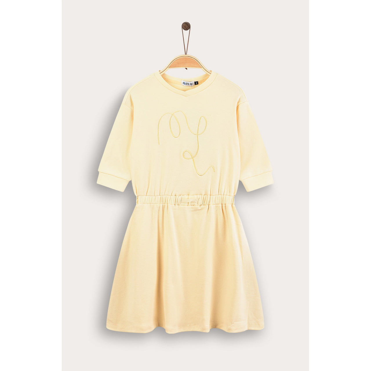 Rib Emb Dress