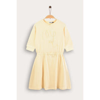 Rib Emb Dress