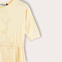 Rib Emb Dress