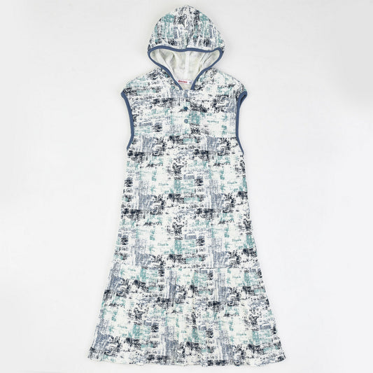 Rib Print Pinafore