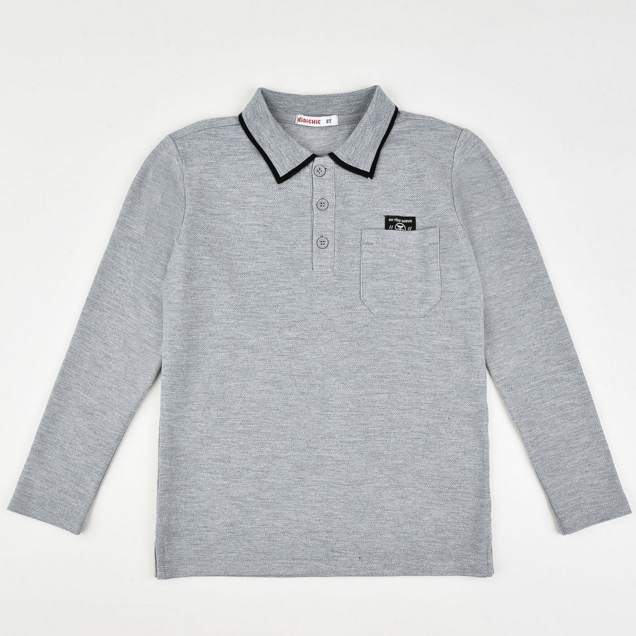 L.S Pique Colorblock Polo