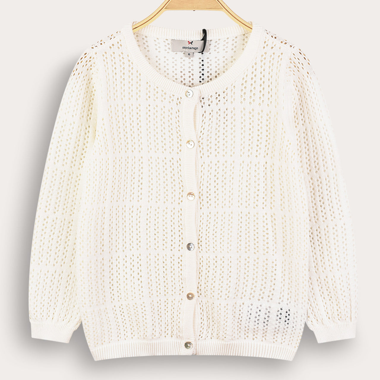 Melange Knit Cardigan