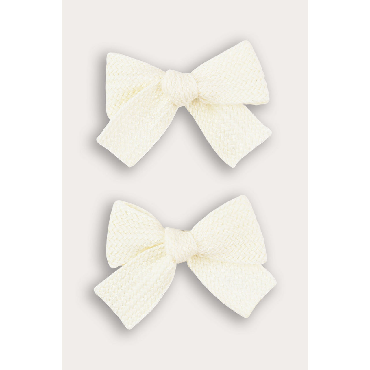 2PK Cotton Bow Clip
