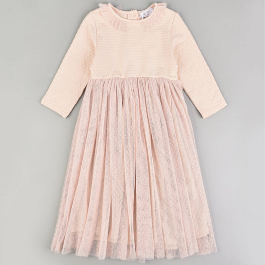 Hadas Tulle Collar Dress